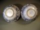 Fine Pair China Chinese Archaic Style Blue & White Porcelain Bowls Ca.  1920 ' S Bowls photo 6