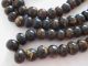 Fine Old Chinese Carved Amber Prayer Bead Tassel Necklace Necklaces & Pendants photo 3