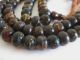 Fine Old Chinese Carved Amber Prayer Bead Tassel Necklace Necklaces & Pendants photo 5