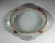 Antique Famille Rose 19th C Chinese Footed Fruit Bowl Oval Lobed Items 2 Of 2 Bowls photo 3