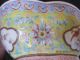 Vintage Chinese Hand Painted Porcelain Bowl Vases photo 3