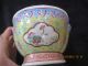 Vintage Chinese Hand Painted Porcelain Bowl Vases photo 5