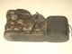 Rare Antique Chinese Animal Lion Carved Wood Carpenter Building Tool Other photo 4
