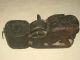 Rare Antique Chinese Animal Lion Carved Wood Carpenter Building Tool Other photo 6