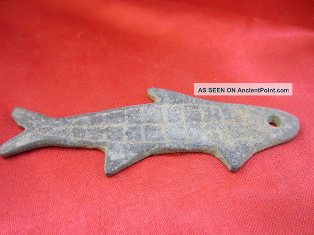 Chinese Bronze Collection Ancient Unique Carving Fish Shape Pendant K14 Other photo