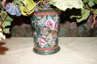 Vintage Unique Porcelain Chinese Vase photo