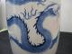 Chinese Blue & White Two Dragons And Pearl Porcelain Vases Vases photo 7