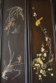 40s Chinese 5 Panel Screen W Exquisitely Carved Steatite Bird&flower Design (stav Other photo 5