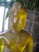 Antique Look Thai Yellow Buddha Uthong Statues Resin Statues photo 1