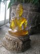Antique Look Thai Yellow Buddha Uthong Statues Resin Statues photo 3