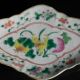Antique Chinese Famille Rose Export Footed Oval Lobed Fruit Bowl Dish Bowls photo 3