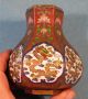 Antique Cloisonne Jar ~ Six Panel Dragon Scene ~ Wonderful Other photo 4