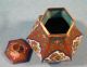 Antique Cloisonne Jar ~ Six Panel Dragon Scene ~ Wonderful Other photo 5