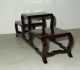 Vintage Chinese Carved Wood 3 Level Stand Other photo 1