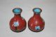 Rare Pair Antique Chinese Cloisonne Vase Other photo 3