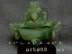 Old Chinese Green Serpentine Jade Of Incense Burner 20 Vases photo 1