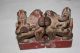 Exquisite Pair Antique Chinese Wood Lions Other photo 3