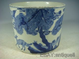 Rare Blue&white Porcelain Pencil Vase photo