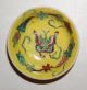 Lovely Old Vintage Set Of 3 Chinese Export Porcelain Famille Jaune Dishes Bowls Bowls photo 5