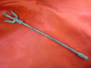 Chinese Bronze Collection Ancient Unique18big Weapons Knife &sword Carving &a1 photo