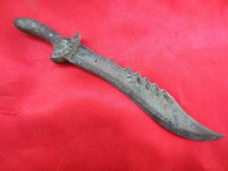 Collection Chinese Bronze Ancient Delicate Carving Knife & Sword Weapons - - B1 photo