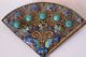 Chinese Export Silver Pin Decorated With Enamel,  Turquoise Other photo 4