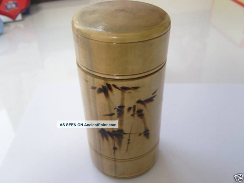 Antique Chinese Wood Tea Pot Other photo
