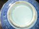 Chinese Export Blue White Porcelain Nesting Bowls 3 Old Flow Blue Floral Bowls photo 8