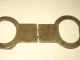 Rare Antique Chinese Folding Copper Handcuff Other photo 2