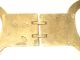 Rare Antique Chinese Folding Copper Handcuff Other photo 3