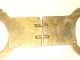 Rare Antique Chinese Folding Copper Handcuff Other photo 4