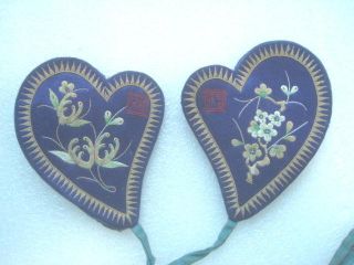 Antique Chinese Embroidered Ear Bag photo