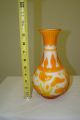 Gorgeous Antique Chinese Peking Glass Vase Fabulous Details Vases photo 11