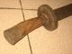 Exquisite Antique Chinese Qing Dynasty Iron Niuwei Knife Other photo 2