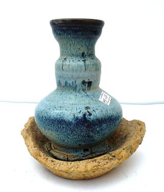 45 - 13: A Chinese Jun - Kiln Vase W Manufacturing - D​efect photo