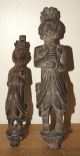 Mid 19th Century Group Of Two (2) Southeast Asia Wood Figures Other photo 1