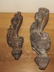 Mid 19th Century Group Of Two (2) Southeast Asia Wood Figures Other photo 3