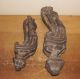 Mid 19th Century Group Of Two (2) Southeast Asia Wood Figures Other photo 4