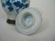 Antique Chinese Blue And White Porcelain Small Temple Jar With Chenghua Mark Vases photo 6