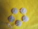 Rare 5 Antique Chinese Carved Longvity Jade Buttons Other photo 6