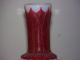 Chinese Qing Dy Qianlong Mark Peking Hand Carved Glass Ruby Red Vase Vases photo 3