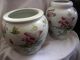 Two Chinese Oriental Vases Flowers & Butterflies Vases photo 1