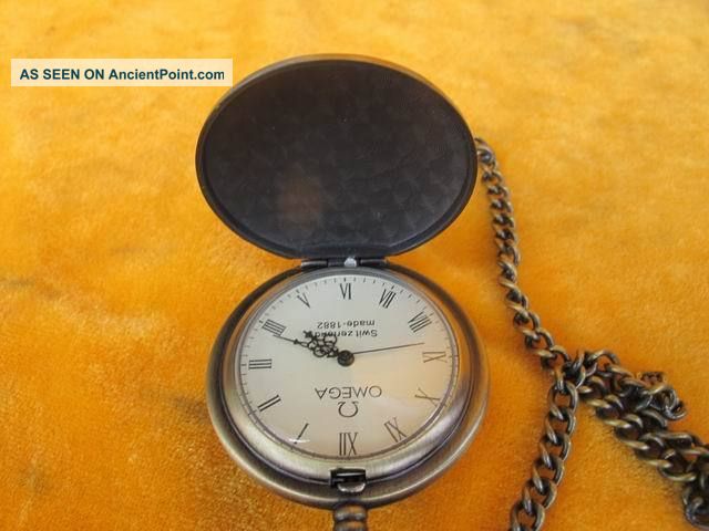 Pocket Watch No44 Copper Chain Mechanical Antique Chinese Exquisite Old Other photo