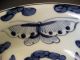 China Chinese Archaic Style Butterfly Decor Blue & White Pottery Bowl Ca.  1920 ' S Bowls photo 9