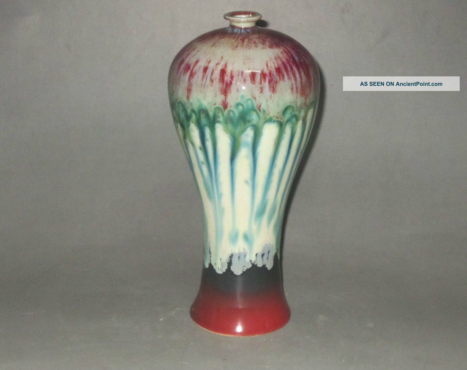 Antique Porcelain,  Fambe China Floret Bottle Vases photo