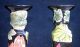Chinese Export Black Incised Lotus Candle Sticks Other photo 3