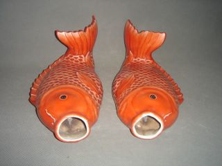 A Pair Chinese Famille Rose Fish Vase photo
