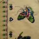 Antique Chinese Embroidered Uncut Pair Textile Sleeve Bands Ca.  1890 Butterflies Other photo 6