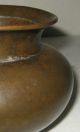 Antique 18th Century Unmarked Chinese Asian Bronze Footed Squat Form Bowl Censor Bowls photo 5
