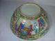 Fine & Large Chinese Famille Rose Canton Porcelain Bowl,  Circa 1820 Bowls photo 2